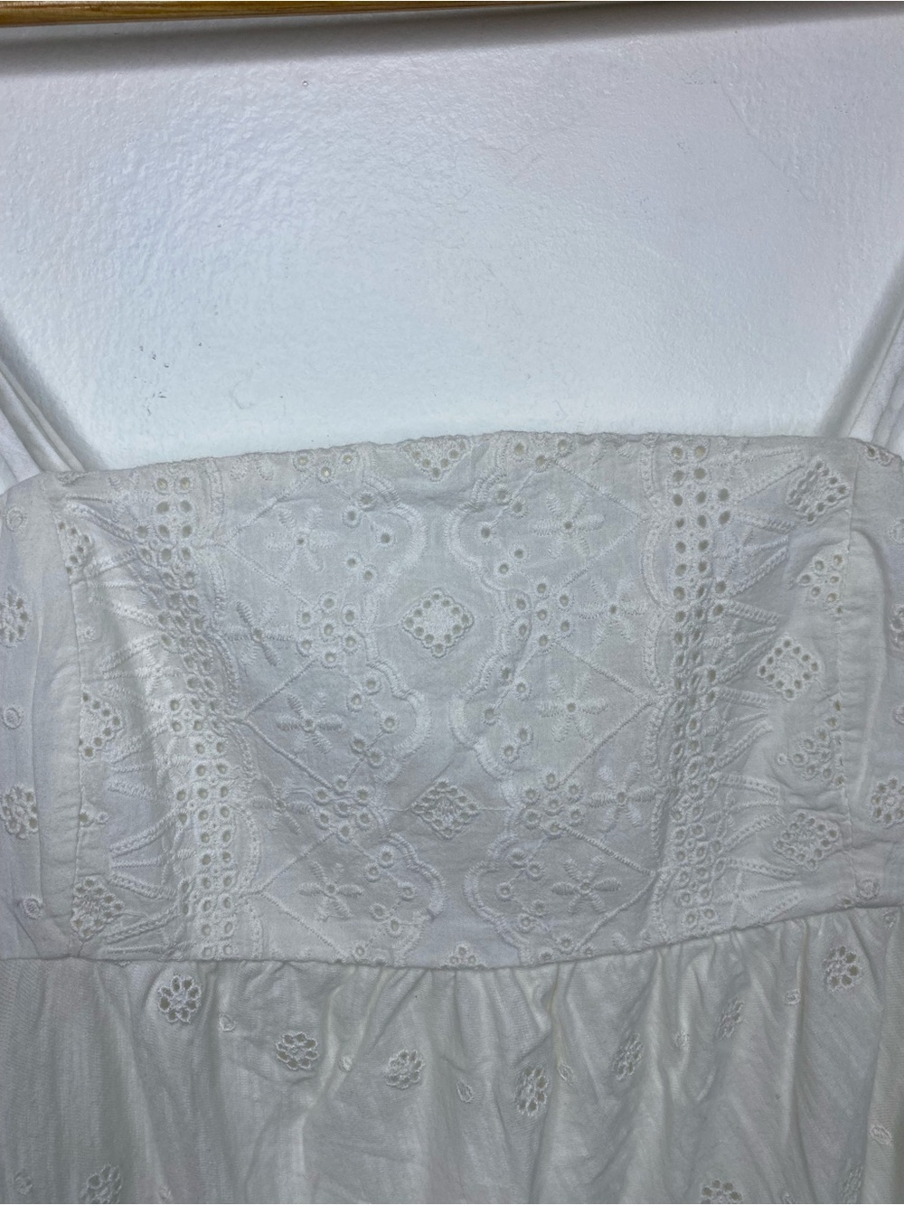 Lucky brand Eyelet cropped top Size S Boho Festival Hippie Summer - Picture 4 of 7
